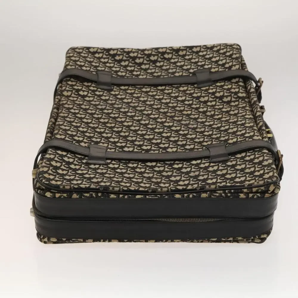 DIOR Trotter Canvas Trunk Navy Gold